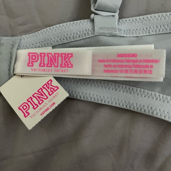 PINK VICTORIA’S SECRET EVERYWHERE T-SHIRT UNDERWIRE BRA - NWT - Picture 3 of 4